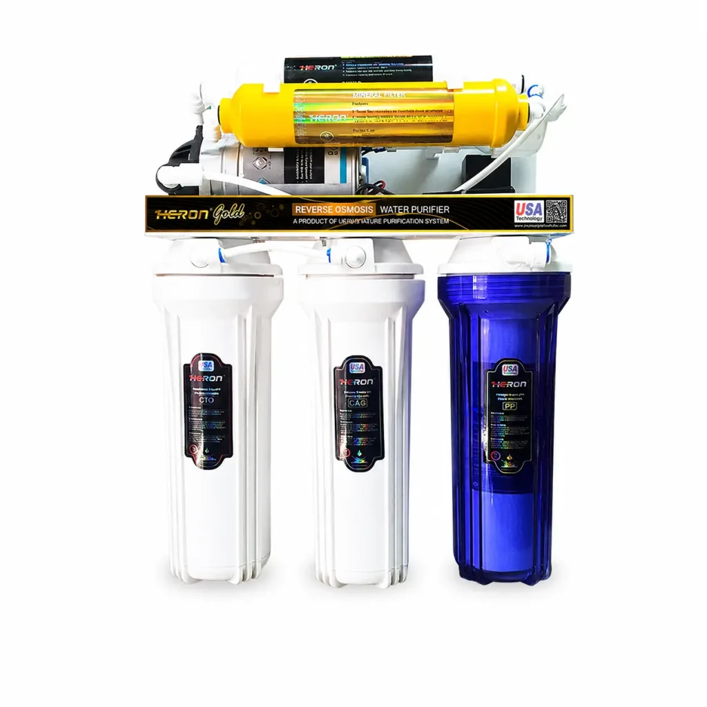 Heron Gold Mineral RO Water Purifier.