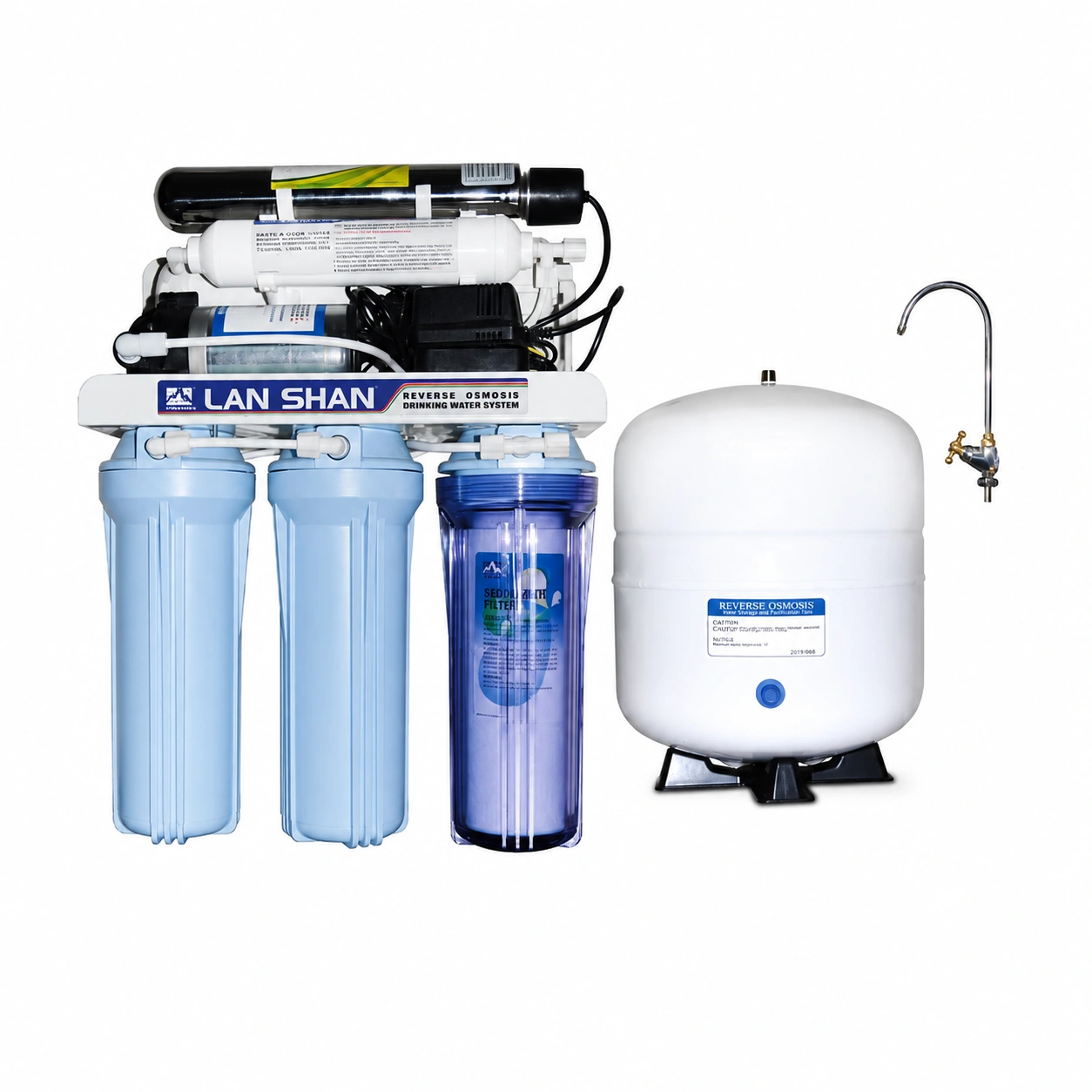 Lan Shan LSRO-101-BW-UV 6 Stages UV+RO Water Purifier - Image 4